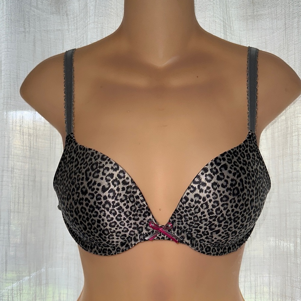 Maidenform Leopard Animal Print Bra 34A 2/$15